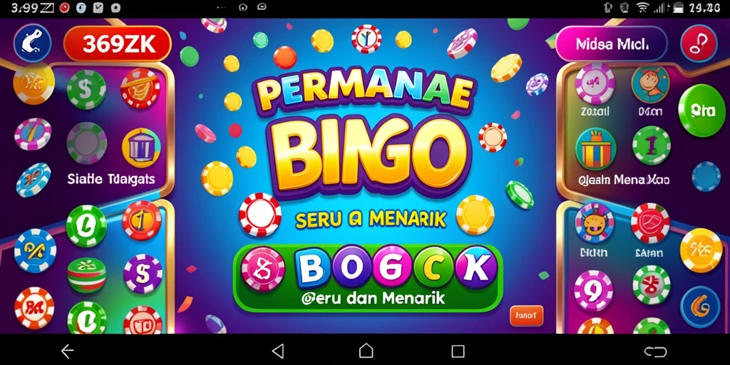 Tampilan bermain Bingo yang seru dan interaktif di 369ZK.