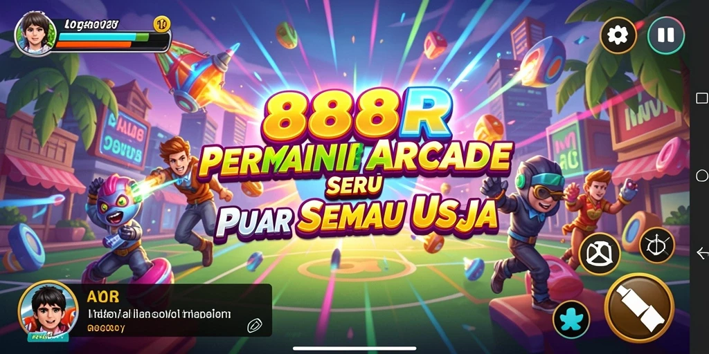 Tampilan gameplay seru dari 888R yang penuh tantangan.