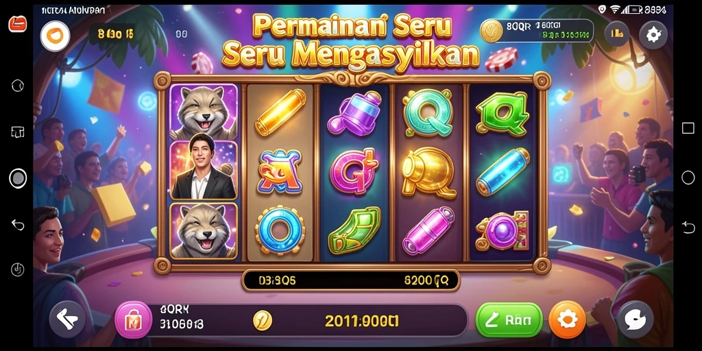 Tampilan utama 8QR dengan gameplay Slot yang seru dan menarik.