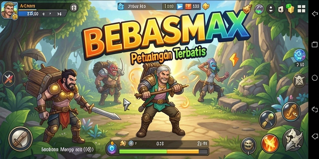 Screenshot menarik dari gameplay BEBASMAX yang penuh aksi.