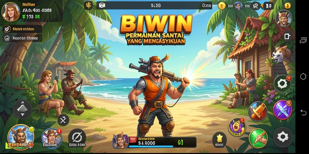 Tampilan gameplay seru di BIWIN dengan berbagai level menantang.