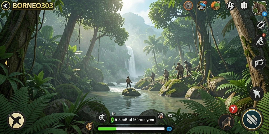 Menjelajahi alam Borneo dalam BORNEO303.