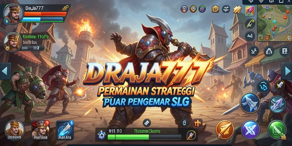 Gameplay seru DRAJA777 dengan strategi pertempuran mendalam.