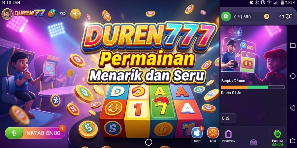 Screenshot gameplay DUREN777 dengan suasana bingo yang seru.