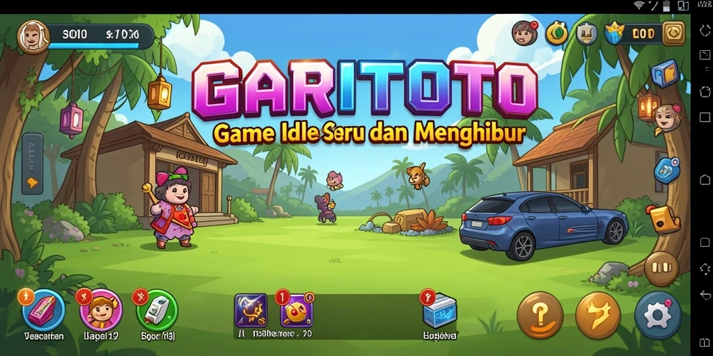 Screenshot utama GARITOTO menampilkan gameplay Idle yang menarik.