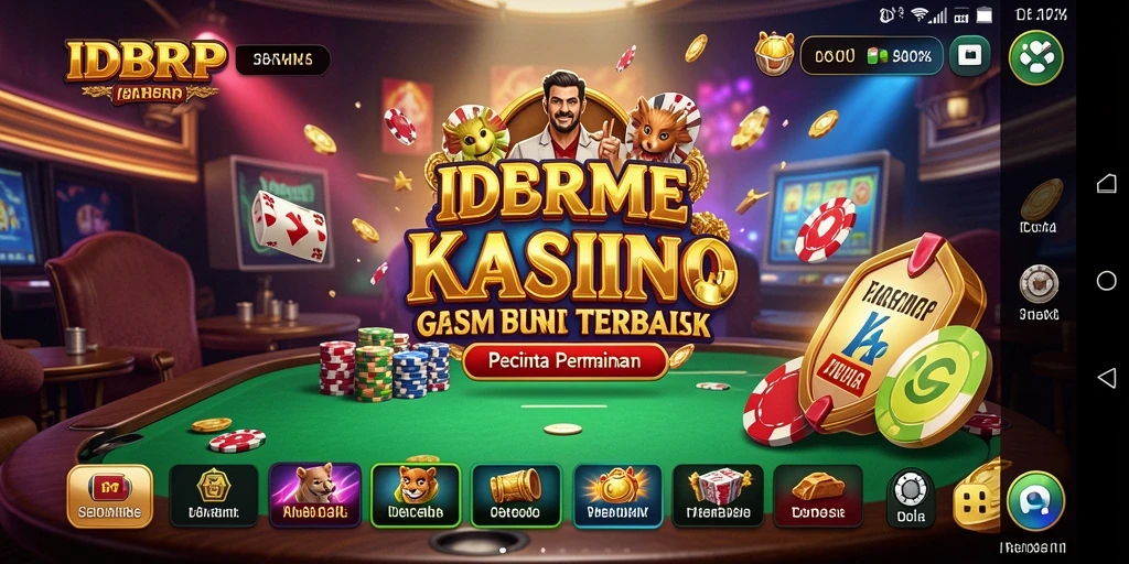 Screenshot utama IDRRP menampilkan gameplay seru dengan efek visual menarik.