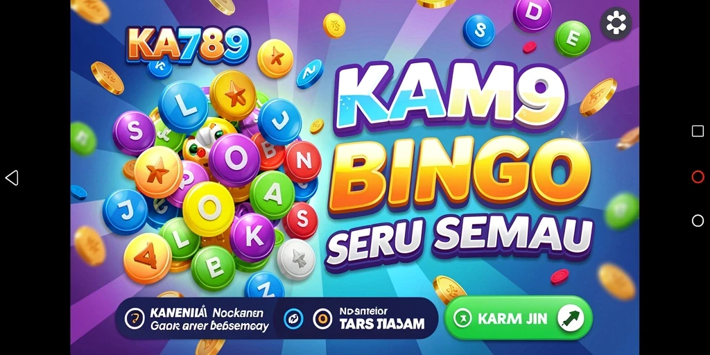 Tampilan gameplay Bingo yang mengasyikkan dan interaktif.