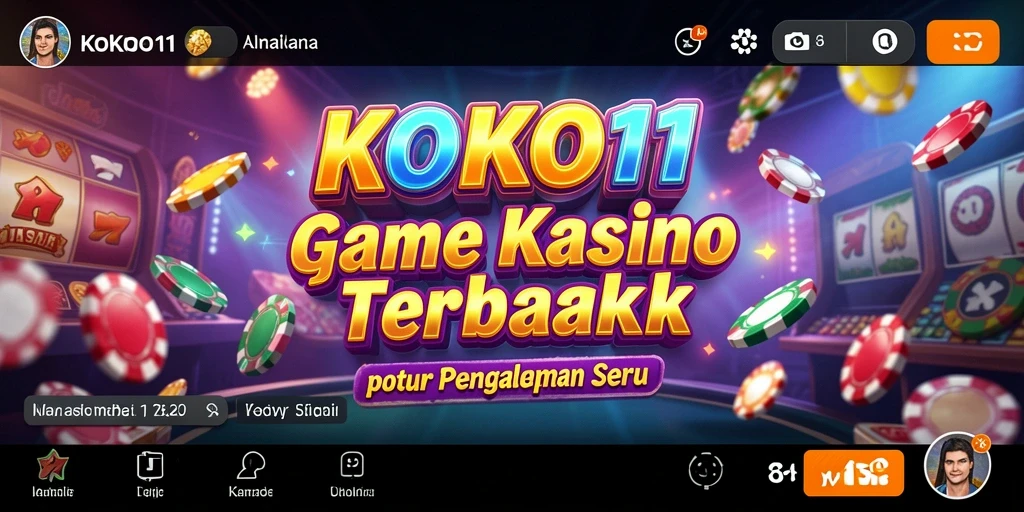 Tampilan gameplay Kasino KOKO11 yang menarik.