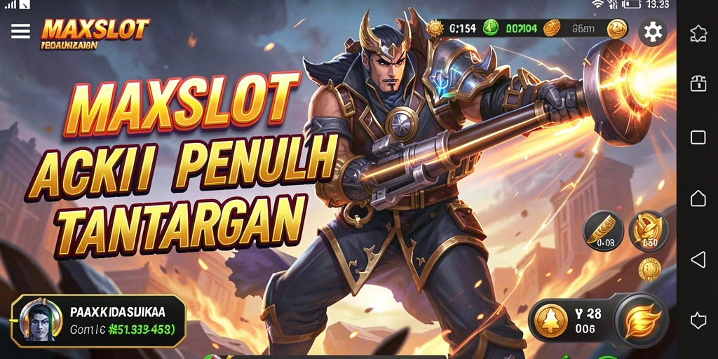 Screenshot gameplay MAXSLOT yang mendebarkan dan penuh aksi.