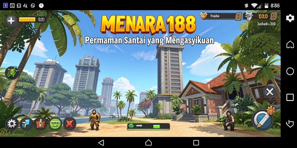 Tampilkan gameplay MENARA188 yang penuh warna dan menarik.
