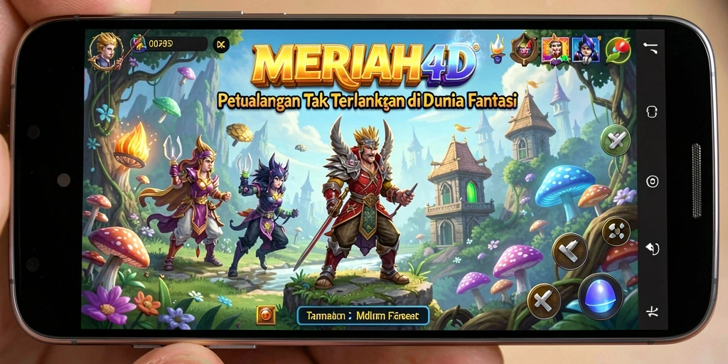 Tangkapan layar yang menampilkan aksi seru di MERIAH4D.