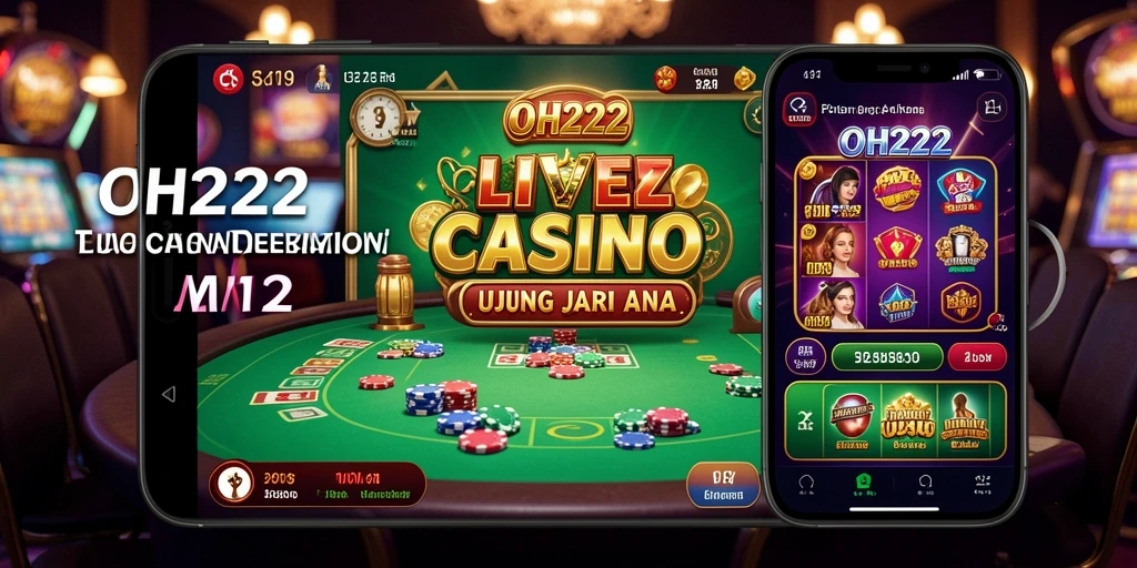 Gameplay Live Casino yang mengasyikkan di OH222 dengan dealer langsung.