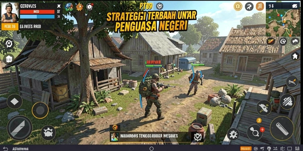 Tampilan gameplay SLG yang seru dan strategis.
