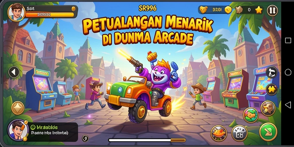 Tangkapan layar dari gameplay menegangkan di SR996.