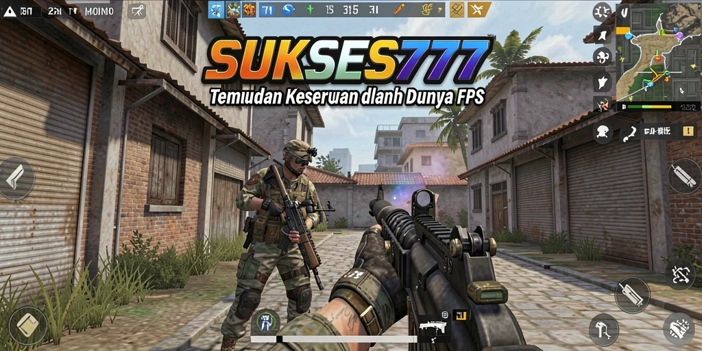 Tampilan gameplay seru di SUKSES777 dengan aksi FPS yang menegangkan.