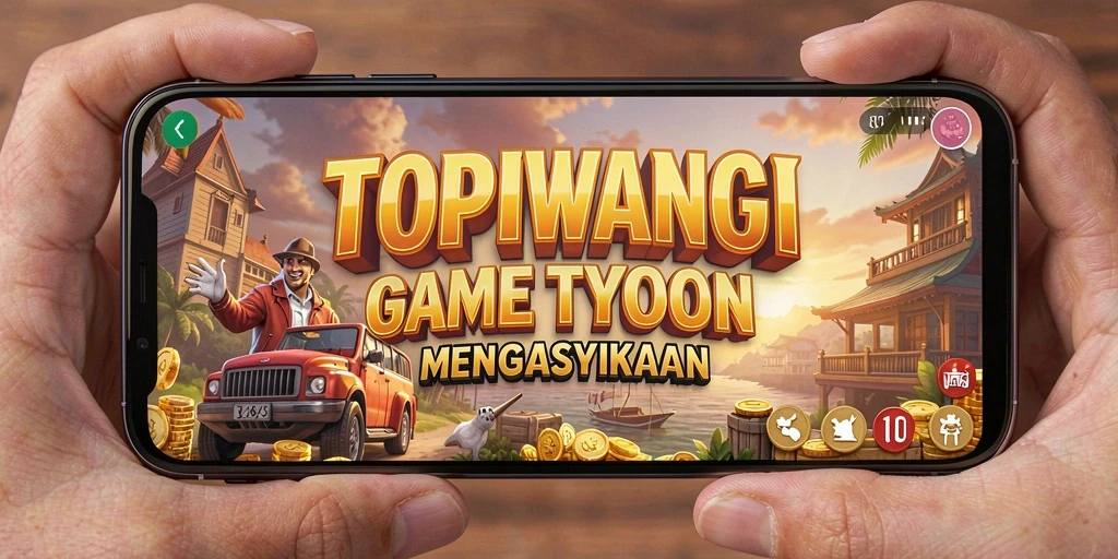 Screenshot utama TOPIWANGI menampilkan gameplay Tycoon yang seru.