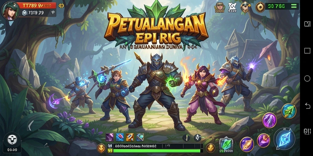 Gameplay memukau dengan petualangan RPG yang mendalam dan seru.