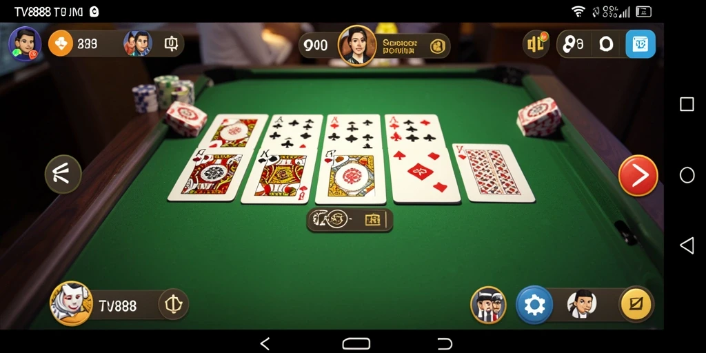 Tampilan gameplay domino yang penuh aksi dan interaksi.